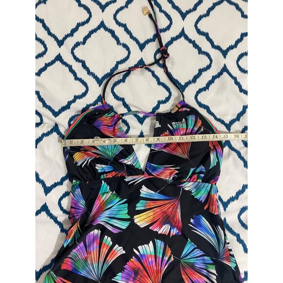 La Blanca Women's Multi Deliux Multi Tan Tankini - 8 - Picture 3 of 8